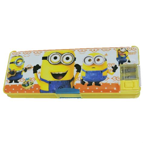 minion metal pencil box|Minion Pencil Box .